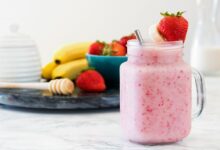 Strawberry Banana Milkshake Recipe